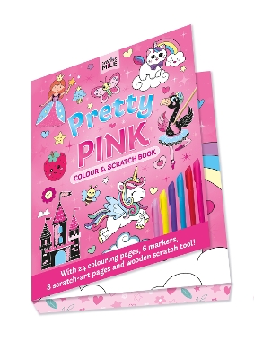 Pretty in Pink Colour and Scratch Book - Mile, Creative