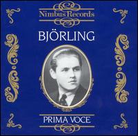 Prima Voce: Bj�rling - Jussi Bj�rling (tenor); Nils Grevillius (conductor)