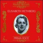 Prima Voce: Elizabeth Rethberg