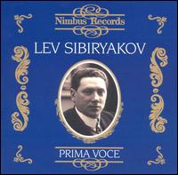 Prima Voce: Lev Sibiryakov - Lev Sibiriakov (bass)