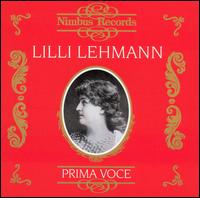 Prima Voce: Lilli Lehmann - Hedwig Helbig (soprano); Lilli Lehmann (soprano)