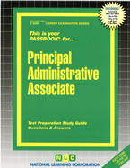 Principal Administrative Associate: Passbooks Study Guide