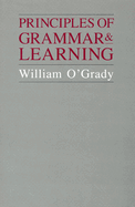 Principles of Grammar and Learning