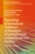 Proceedings of International Conference on Paradigms of Communication, Computing and Data Analytics: PCCDA 2025, Volume 1