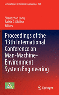 Proceedings of the 13th International Conference on Man-Machine-Environment System Engineering