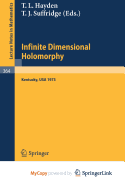 Proceedings on Infinite Dimensional Holomorphy