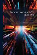 Proceedings. v. 1-75; 1800-190; Volume 11