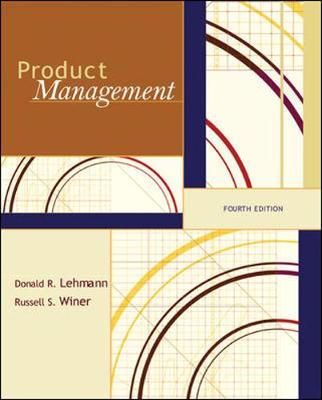 Product Management - Lehmann, Donald R, and Winer, Russell S
