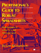 Professionals Guide to Robust Spreadsheets