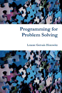 Programming for Problem Solving