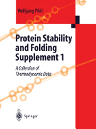Protein Stability and Folding: Supplement 1 a Collection of Thermodynamic Data
