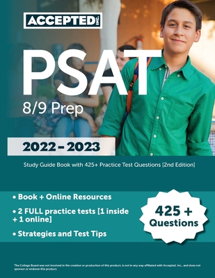 PSAT 8/9 Prep 2022-2023: Study Guide Book with 425+ Practice Test Questions [2nd Edition] - Cox
