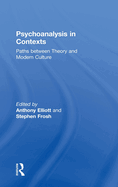 Psychoanalysis in Context: Paths Between Theory and Modern Culture