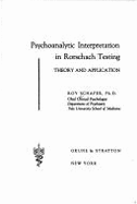 Psychoanalytic Interpretation in Rorschach Testing