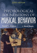 Psychological Foundations of Musical Behavior - Radocy, Rudolf E
