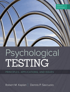 Psychological Testing: Principles, Applications, and Issues