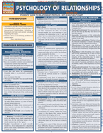 Psychology of Relationships (Quickstudy Reference Guides-Academic)