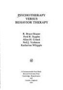 Psychotherapy Ve. Behavior Therapy - Sloane, R Bruce