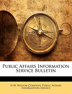 Public Affairs Information Service Bulletin