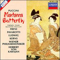 Puccini: Madama Butterfly Highlights - Christa Ludwig (vocals); Luciano Pavarotti (tenor); Michel S�n�chal (vocals); Mirella Freni (vocals); Robert Kerns (vocals);...