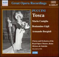 Puccini: Tosca - Armando Borgioli (vocals); Arthur Endreze (vocals); Beniamino Gigli (tenor); Enrico di Mazzei (vocals);...