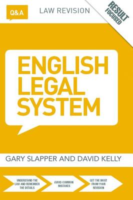 Q&A English Legal System - Slapper, Gary