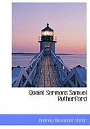 Quaint Sermons Samuel Rutherford
