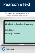 Qualitative Reading Inventory, Enhanced Pearson Etext -- Access Card