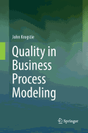 Quality in Business Process Modeling
