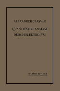 Quantitative Analyse Durch Elektrolyse
