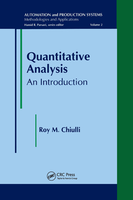 Quantitative Analysis: An Introduction - Chiulli, Roy M