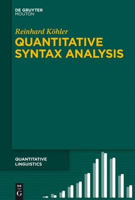 Quantitative Syntax Analysis - K�hler, Reinhard