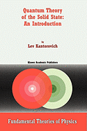 Quantum Theory of the Solid State: An Introduction