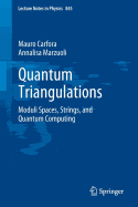 Quantum Triangulations: Moduli Spaces, Strings, and Quantum Computing