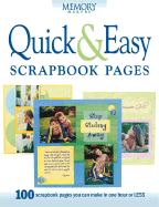 Quick and Easy Scrapbook Pages