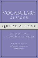 Quick & Easy Vocabulary Builder - Random House, and Rhr Press (Creator)