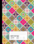 Quilts Graph Paper: Graph Paper 3 Patterns for Quilts and Patchwork for Designs and Creativity/Square, Hexagon and Triangle