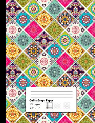 Quilts Graph Paper: Graph Paper 3 patterns for Quilts and Patchwork for Designs and Creativity/Square, Hexagon and Triangle - Publishing, Modhouses