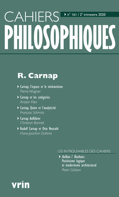 R. Carnap - Galison, Peter (Text by), and Bonnet, Christian (Contributions by), and Dahms, Hans-Joachim (Contributions by)