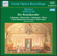 R. Strauss: Der Rosenkavalier (abridged) - Alexander Kipnis (vocals); Anni Andrassy (vocals); Barbara Kemp (vocals); Bella Paalen (vocals); Conchita Supervia (vocals);...