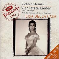 R. Strauss: Four Last Songs - Alfred Poell (vocals); Franz Bierbach (vocals); Hilde G�den (vocals); Lisa della Casa (soprano); Paul Sch�ffler (vocals);...