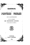 Raccolta Di Proverbi Toscani