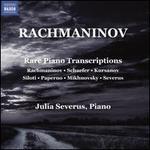 Rachmaninov: Rare Piano Transcriptions