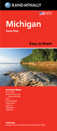 Rand McNally Easy to Read: Michigan State Map