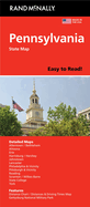 Rand McNally Easy to Read: Pennsylvania State Map