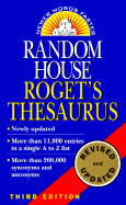 Random House Roget's Thesaurus - Ballantine Books, and Random House