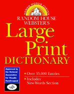 Random House Webster's Large Print Dictionary