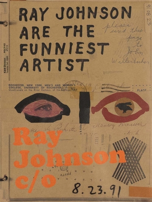 Ray Johnson c/o - Haskell, Caitlin (Editor), and Carter, Jordan (Editor)