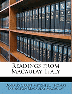 Readings from Macaulay. Italy