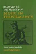 Readings in the History of Music in Performance